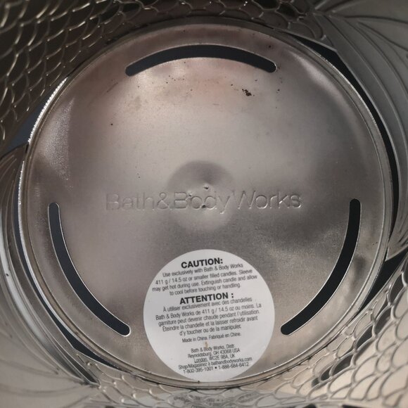 Bath & Body Works "Mermaid at Heart" Pedestal 3-Wick Candle Holder Retired - Picture 4 of 5